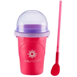 Bandai Namco Entertainment BANDAI CHILLFACTOR CO07953 Fuchsia, Küchenspielzeug, Slush-Maschine mit wiederverwendbarem Becher und Strohhalm, Familienspielzeug