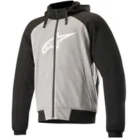 Alpinestars Chrome Sport Motorrad Hoodie grau XXXL