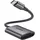 UGREEN SD/TF-Kartenleser Ugreen CM401 USB C 5Gb/s SD/TF Card Reader – grau