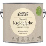 Wandfarbe Kreidefarbe Schöner Wohnen Leichtes Hellbeige 2,5L + Farbroller-Set