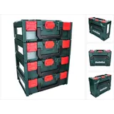 Metabo metaBOX 145 Set 4x System Werkzeug Koffer Stapelbar 396 x 296 x 145 mm