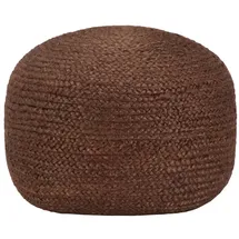 vidaXL Handgefertigter Sitzpuff Braun 40 X 45 Cm Jute Vidaxl