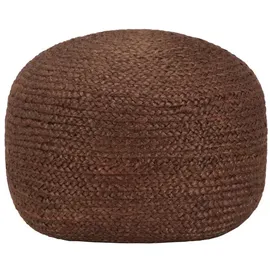 vidaXL Handgefertigter Sitzpuff Braun 40 X 45 Cm Jute Vidaxl