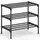 Songmics Schuhregal 30 x 45 x 48,5 cm stapelbar / schwarz