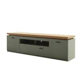 MCA Furniture Lowboard »MONIZ TV-Element«, TV-Schrank, 2 Türen, 2 Schubkästen, 2 offene Fächer, 195 cm breit