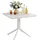 CLP Lenval Gartentisch 80 x 80 x 74 cm Weiß