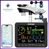 Wetterstation WLAN Smart mit KI-Wettervorhersage Regenmesser 2 Jahre