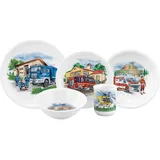 SELTMANN WEIDEN Compact Kindergeschirr Set 5-teilig - Blaulicht