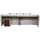 Jet-Line Reutlingen XXL weiß mit Holzüberzug Inkl Rollcontainer 336x100x105 cm)