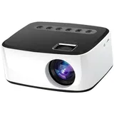 BWOFJGWH Tragbarer Beamer Mini Projektor LED Taschenprojektor USB Funktion Integrierter Lautsprecher für Filme Gaming Unterstützt Bildübertragung für Zuhause C