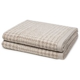 Möve Brooklyn Handtuch-Set (2-teilig) Nature/Cashmere Grau