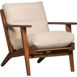 WOOOD Sessel »Houston«, Rahmen aus Akazienholz, maximale Belastbarkeit 150 kg, H 86 cm WOOOD natur