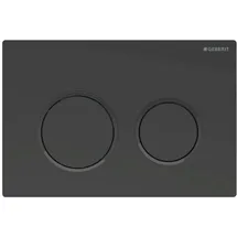 Geberit Omega20 Betätigungsplatte Schwarz matt