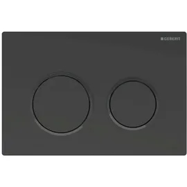 Geberit Omega20 Betätigungsplatte Schwarz matt