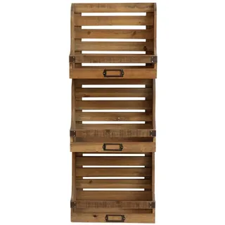 Chic Antique Regal MAGAZINHALTER mit 3 Fächern 35x90 | Gr.: onesize