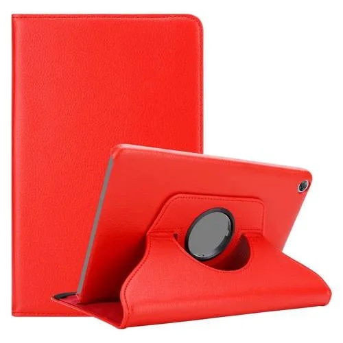 Cadorabo Hülle für Huawei MediaPad M5 8 (8.4 Zoll) Tablet Schutz Hülle in Rot Schutzhülle Etui Case Tasche Cover