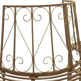 vidaXL Baumbank 160 x 80 x 89 cm Antikbraun