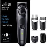 Braun Series 5 BT5420, elektrischer Kinntrimmer für Männer, mit ultrascharfer Klinge, 40 Längeneinstellungen, 100 Minuten Ladezeit kabellos, wasserdicht