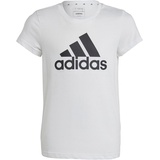 adidas Mädchen T-Shirt (Short Sleeve) G Bl T, White/Black, IC6121, 140