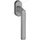 HOPPE Fenstergriff Hamburg 0700L/U26, Standard, oval,7/32-42,F9 Farbton: stahlfarbig