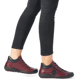 remonte Damen R1477 Sneaker, schwarz/Chianti/Chianti / 41