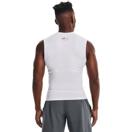 Under Armour HeatGear Armour Kompressions-Tank-Top Herren 100 white/black XL