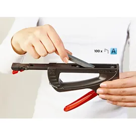 Novus Handtacker J-11 schwarz-rot, 1 St.