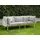 Beliani Senise Loungesofa weiß/grau
