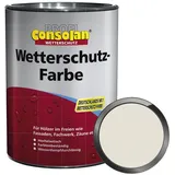 Consolan Wetterschutzfarbe Weiß 0,75 l