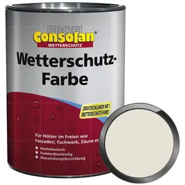 Consolan Wetterschutzfarbe Weiß 0,75 l