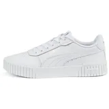 puma white-white-silver 36