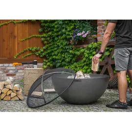 Cook King Feuerschale DALLAS Ø 85 cm Schwarz