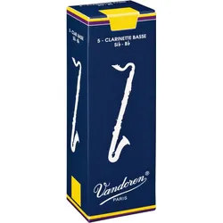 Vandoren Bass Klarinette Blätter (2,5) 5er Pack