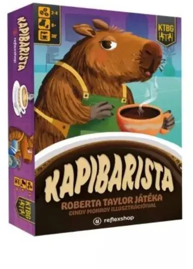 Kapibarista Brettspiel - auf Ungarisch