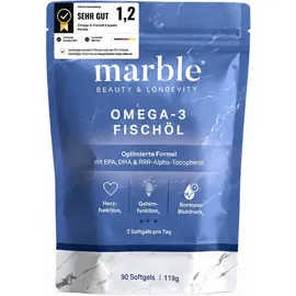 Marble Omega-3 Fischöl Kapseln 2000 mg 90 St.