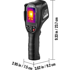 Vevor Handheld Wärmebildkamera 240x180 IR-Auflösung Infrarotkamera Thermometer 40mK Thermografie Kamera -20-550°C Thermokamera Identifizierung von Wilden Tiere Elektrisch Hotspots Fehlenden Isolierung