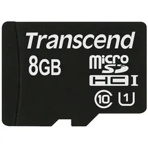 Transcend microSDHC Class 10 UHS-I + SD-Adapter 8 GB