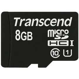 Transcend microSDHC Class 10 UHS-I + SD-Adapter 8 GB