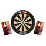 Karella Wettkampf-Dartboard "Master" im Set,,