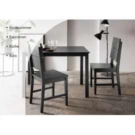woodroom Kota 110 x 70 x 70 cm schwarz