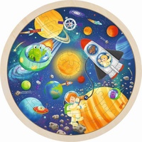 GoKi Gollnest & Kiesel Puzzle Einlegepuzzle Weltall, 57 Puzzleteile