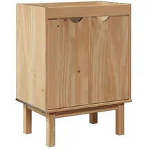 vidaXL Waschbeckenschrank OTTA 59x40x80 cm Massivholz Kiefer