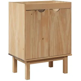 vidaXL Waschbeckenschrank OTTA 59x40x80 cm Massivholz Kiefer