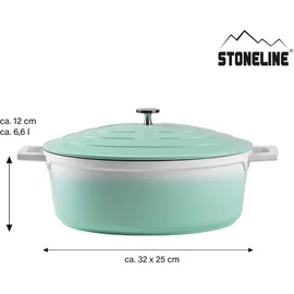 STONELINE Mint Gourmet Bräter 32 x 25 cm
