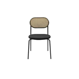 Möbel Kraft Esszimmerstuhl Remy Polyester schwarz