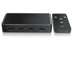 Primewire Audio / Video Matrix-Switch, 3-Port 4k UHD HDMI Switch, Verteiler mit Fernbedienung, Netzteil