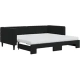 vidaXL Tagesbett 90 x 190 cm Schwarz