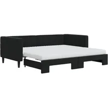 vidaXL Tagesbett 90 x 190 cm Schwarz