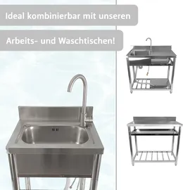 Lemodo Spültisch freistehend mit Kalt Warm Anschluss, M