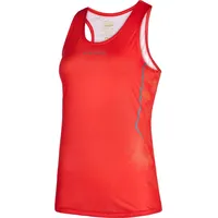 La Sportiva Pacer Tank Women cherrytomato/green banana M